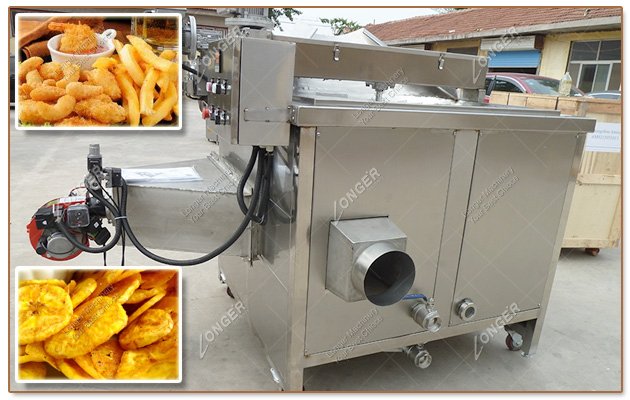 Multifunction French Fries Frying Machine/Oil Water Mixed Frying Machine