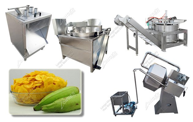 1-5 mm Fried Plantain Chips Processing Line