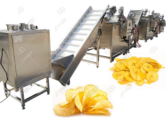 Potato and Banana Chips Making Machine