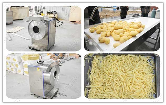 Industrial Potato Cutting Machine