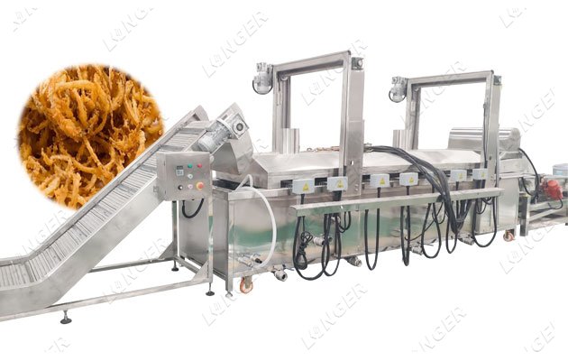 onion frying manufacturing process