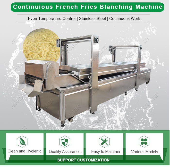 French Fries Blanching Machine for Chips Production