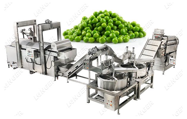 Frying Machine for Green Peas