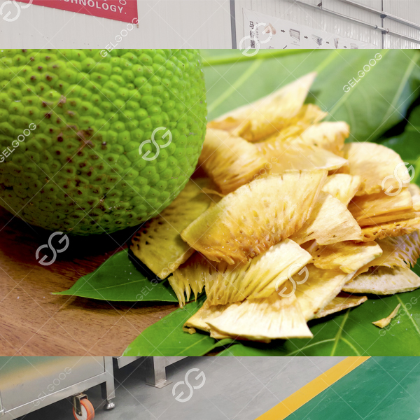 making breadfruit chips