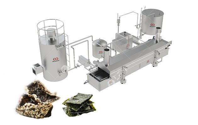 seaweed frying machine