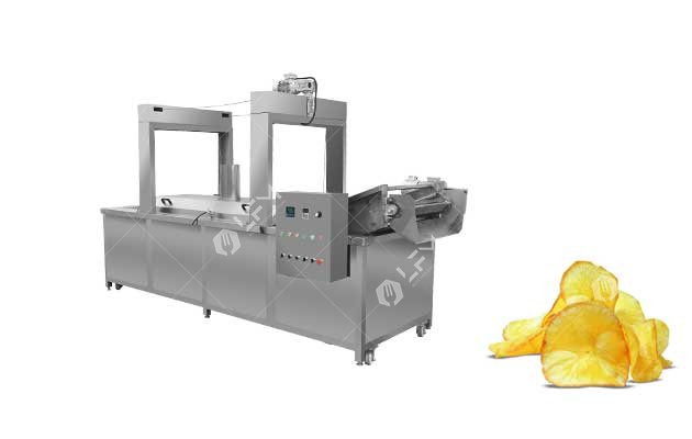 cassava chips frying machine