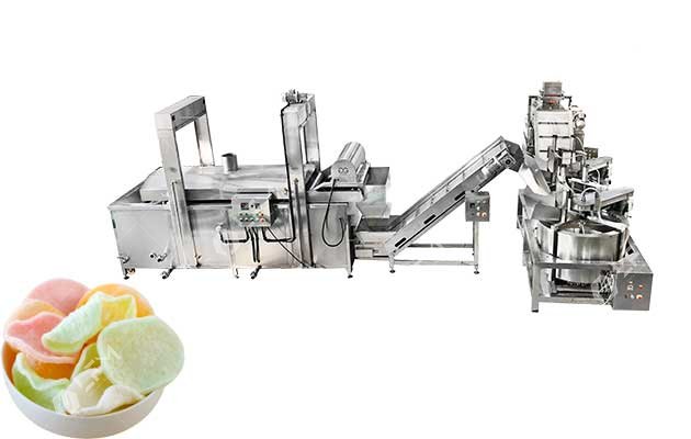 prawn cracker frying machine