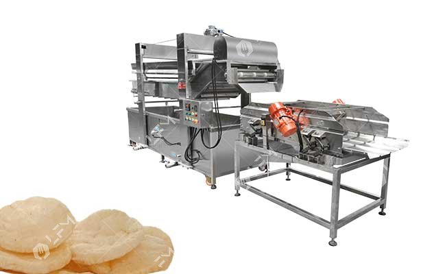 shrimp crackers frying machine