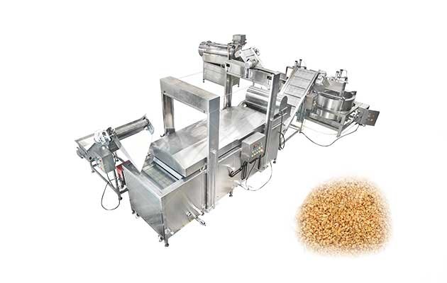 garlic frying machine