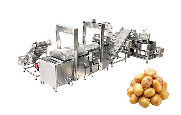 potato frying machine