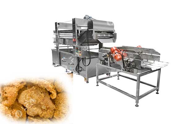 chicken skin snack frying machine