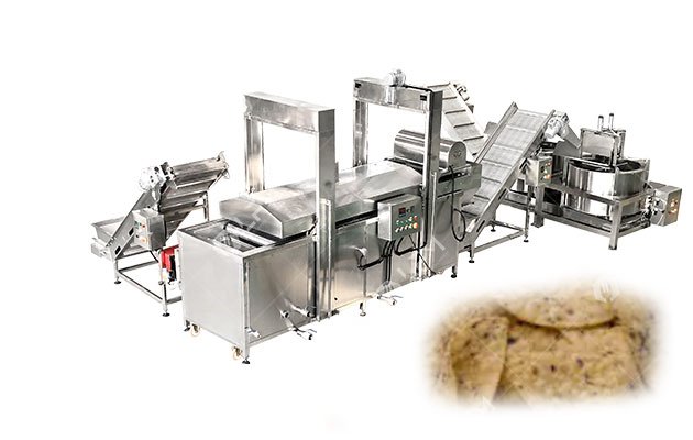 Bean Chips Frying And Flavoring Machine