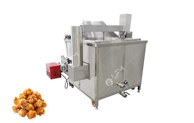 Chicken popcorn frying machine
