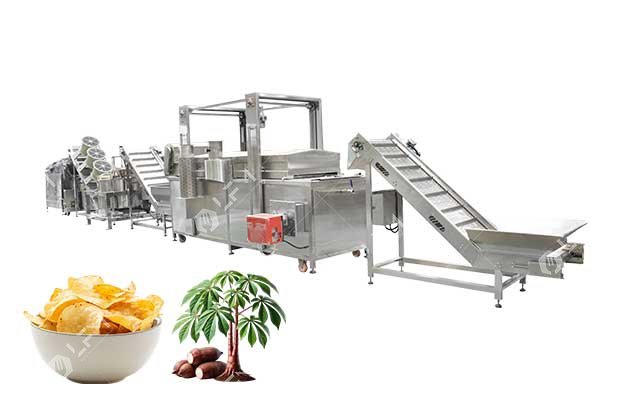 tapioca chips processing line