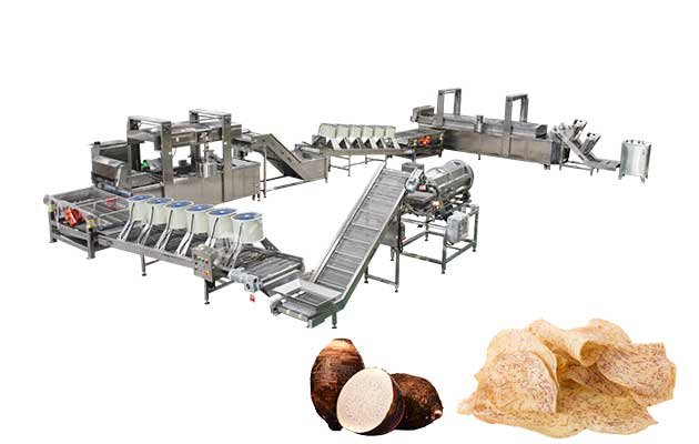 Taro chips making machine