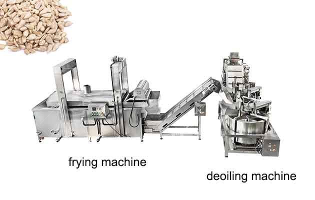 sunflower seed frying line