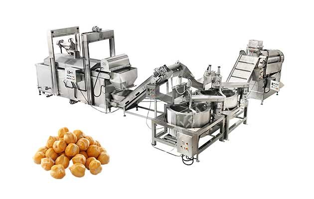 Chickpea frying line