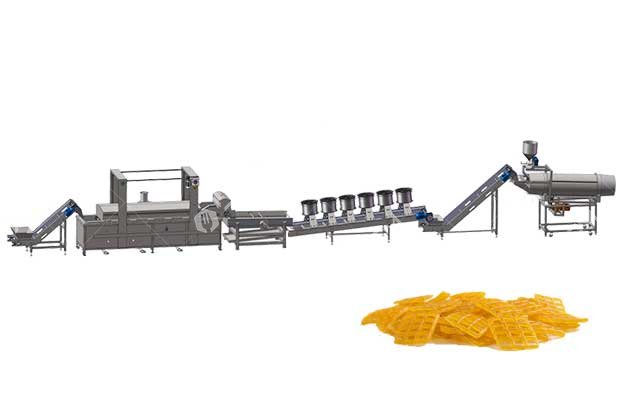 wheat pellets frying machine