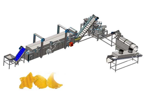 snack pellets frying machine