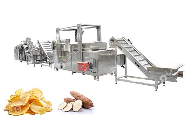Cassava crisps processing machine